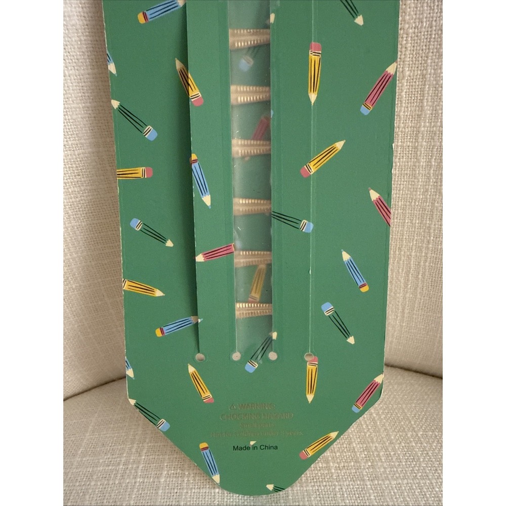 NEW Piper K Back To School 6 Crayon Hair Clips Clip Teacher Kindergarten Girl‎ - Picture 2 of 4